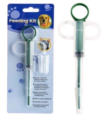 Безопасный дозатор для домашних животных для дачи лекарств 15 см