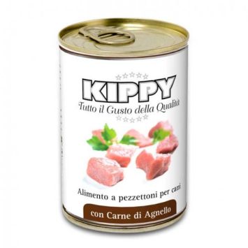 Консервы Kippy Dog (Киппи) для собак с кусочки мяса, ягненок