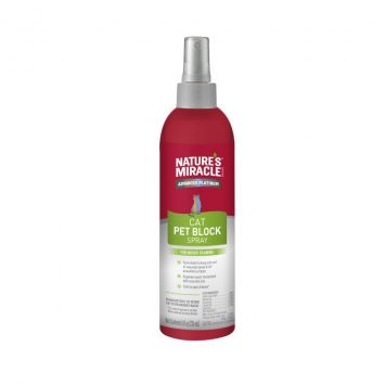 8in1(8в1) Nature's miracle pet block cat repellent spray - Спрей отпугивающий для кошек