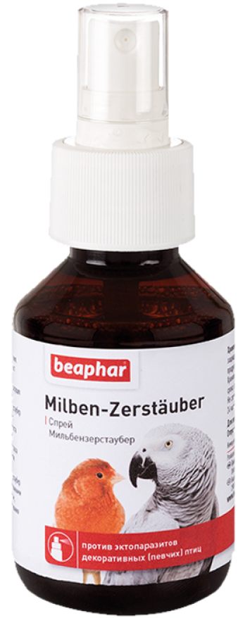 Beaphar (Беафар) Milben-Zerst Спрей против эктопаразитов для декоративных птиц