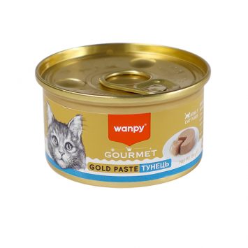 Wanpy (Ванпи) Gourmet Gold Paste Tuna - Влажный корм консервы для котов с тунцом