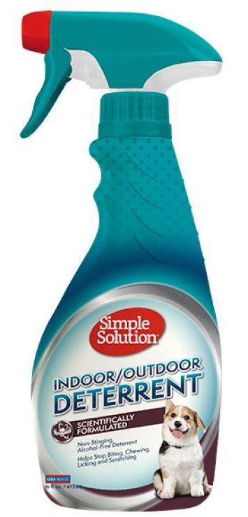 Simple Solutions (Симпл Солюшн) Indoor outdoor deterrent - Спрей для отучения разгрызать, разлизывать и расцарапывать 