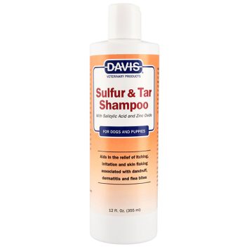 Davis Sulfur &Tar Shampoo ДЭВИС СУЛЬФУР ТАР шампунь с серой и дегтем для собак