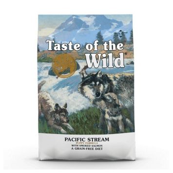 Taste of the Wild (Тейст оф зе Вайлд) Pacific Stream Puppy Formula - Сухой корм для щенков различных пород (копченый лосось)