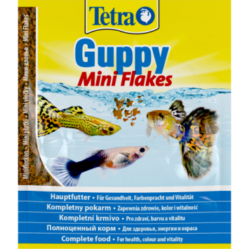 Tetra (Тетра) Guppy Mini Flakes - Корм для гуппи Мини Хлопья
