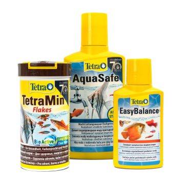 Набор TetraMin 250 ml хлопья+Aqua Safe 250 ml+Aqua Easy Balance 100 ml