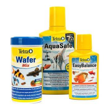 Набор Tetra Wafer Mix 250 ml+Aqua Safe 250ml+Aqua Easy Balance 100 ml