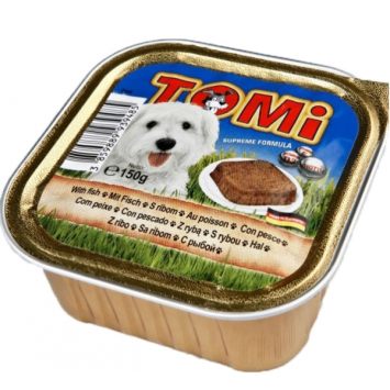 Tomi (Томи) Fish - Влажный корм для собак (рыба), паштет