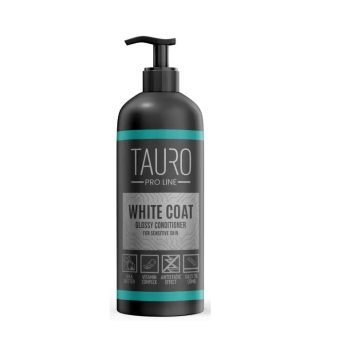 Tauro (Тауро) Pro Line White Coat Glossy Conditioner Кондиционер для разглаживания и увлажнения шерсти собак и кошек с белой шерстью