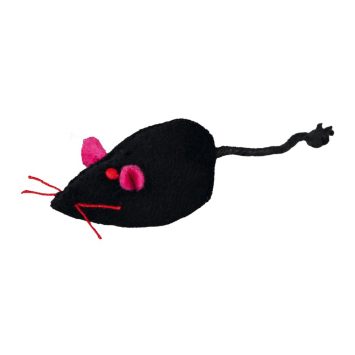 Trixie (Трикси) Игрушка Мышка плюшевая с погремушкой для кошек 5 см