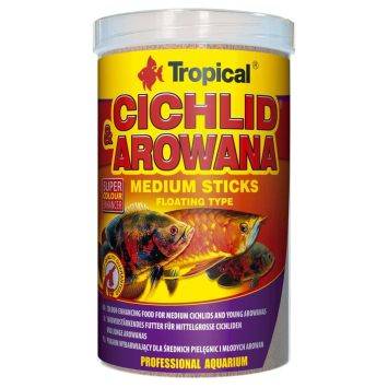 Tropical (Тропикал) Cichlid & Arowana Medium Sticks - Сухой корм для средних цихлид и молодых арован