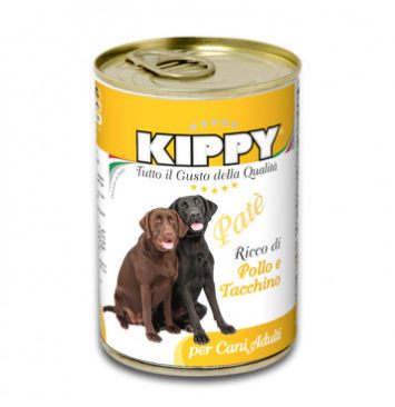 Консервы Kippy Dog (Киппи) Паштет для собак, курица и индейка