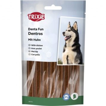 Trixie (Тріксі) Denta Fun Dentros - Ласощі для собак жувальні палички з м'ясом птахів