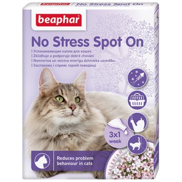 Beaphar (Беафар) No Stress Spot On Успокаивающие Капли для кошек