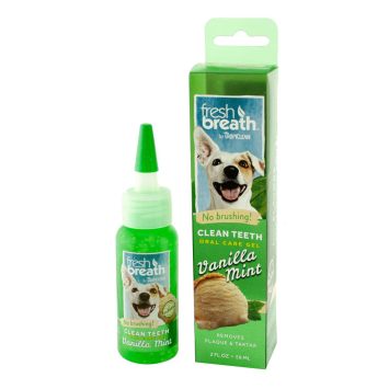 Tropiclean (Тропиклин) Clean Teeth Gel Vanilla Mint - Гель для чистки зубов с ароматом ванильной мяты для собак