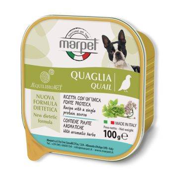 Marpet (Марпет) Aequilibriavet - Консервированный корм-мусс для собак (перепелка)