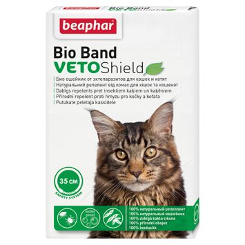 Beaphar (Беафар) Veto Shield Bio Band Биоошейник от эктопаразитов для кошек и котят, 35 см