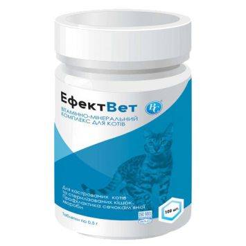 Ветсинтез (Ветсинтез) ЭффектВет - Витаминно минеральный комплекс для кастрированных котов и стерилизованных кошек