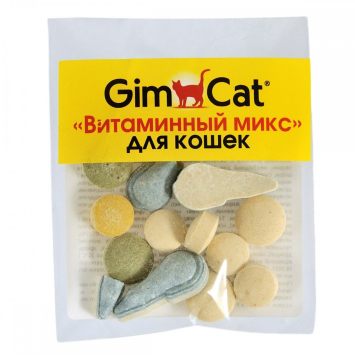 GimCat витамины «Витаминный микс» для кошек, 12 шт
