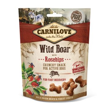 Carnilove (Карнилав) Dog Crunchy Snacks Wild Boar with Rosehips Лакомство для собак кабан, шиповник