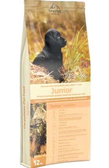 Carpathian (Карпатиян Пет Фуд) Pet Food Junior - сухой корм для щенков с курицей, скумбрией и сухим молоком