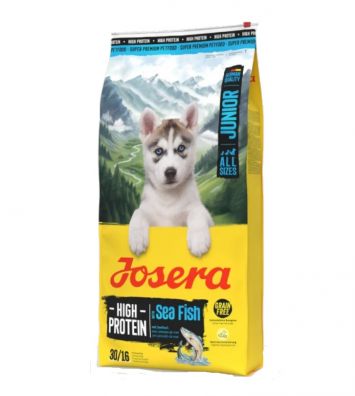 Josera (Йозера) High Protein Junior Sea Fish - Беззерновой корм для активных щенков всех пород с морской рыбой