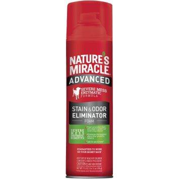 8in1(8в1) Nature's Miracle Advanced Stain and Odor Eliminator - Пена для удаления пятен и запахов от собак с усиленной формулой