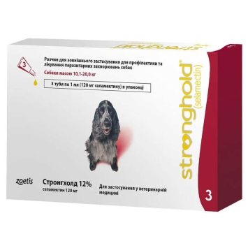 Stronghold (Стронгхолд) - Противопаразитарные капли на холку для собак от 10-20кг