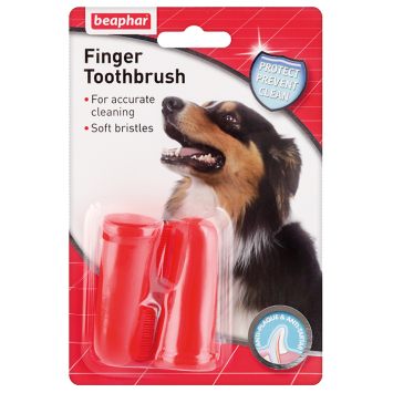 Beaphar (Беафар) Finger Toothbrush - Зубная щетка на палец для собак